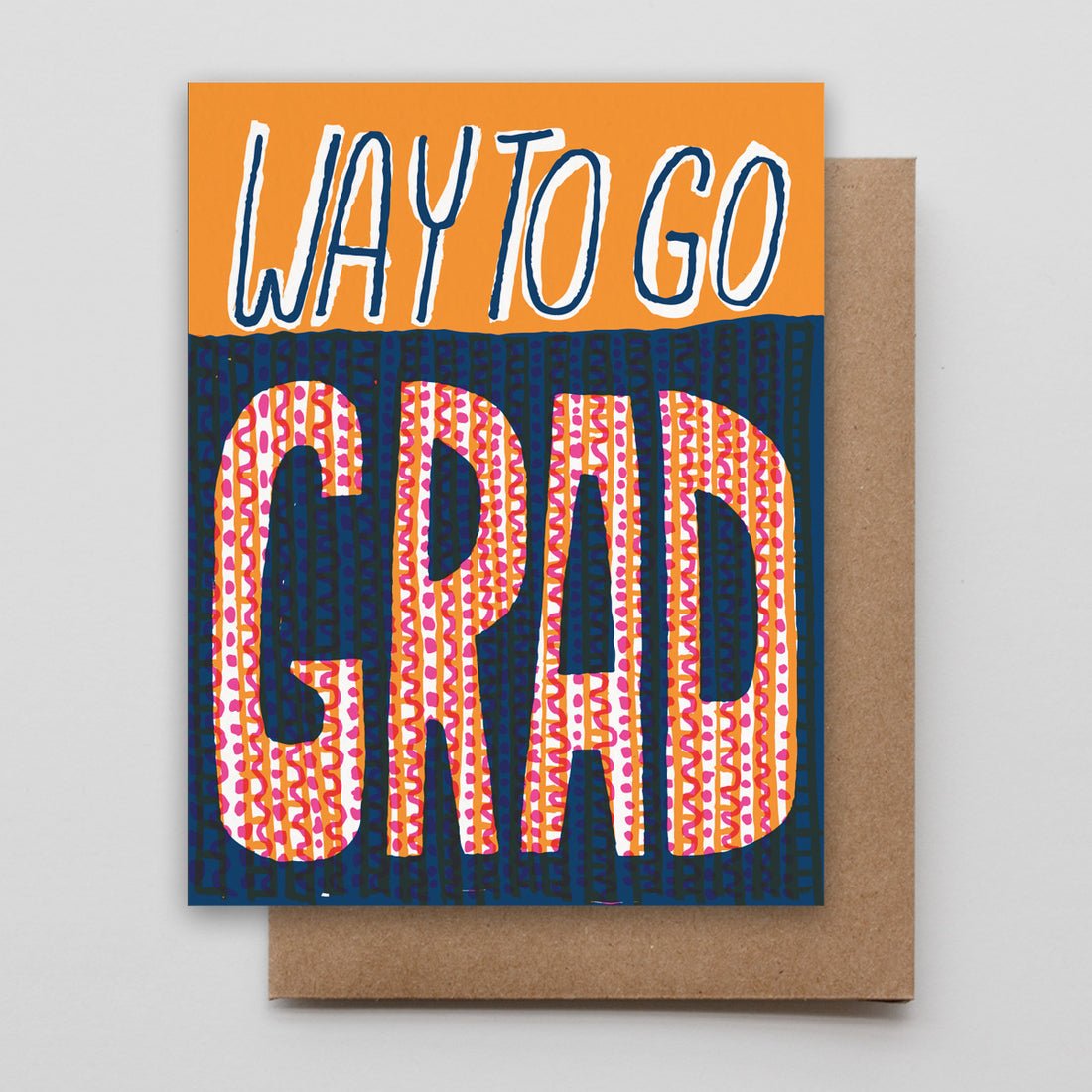 Way to Go Grad Wavy